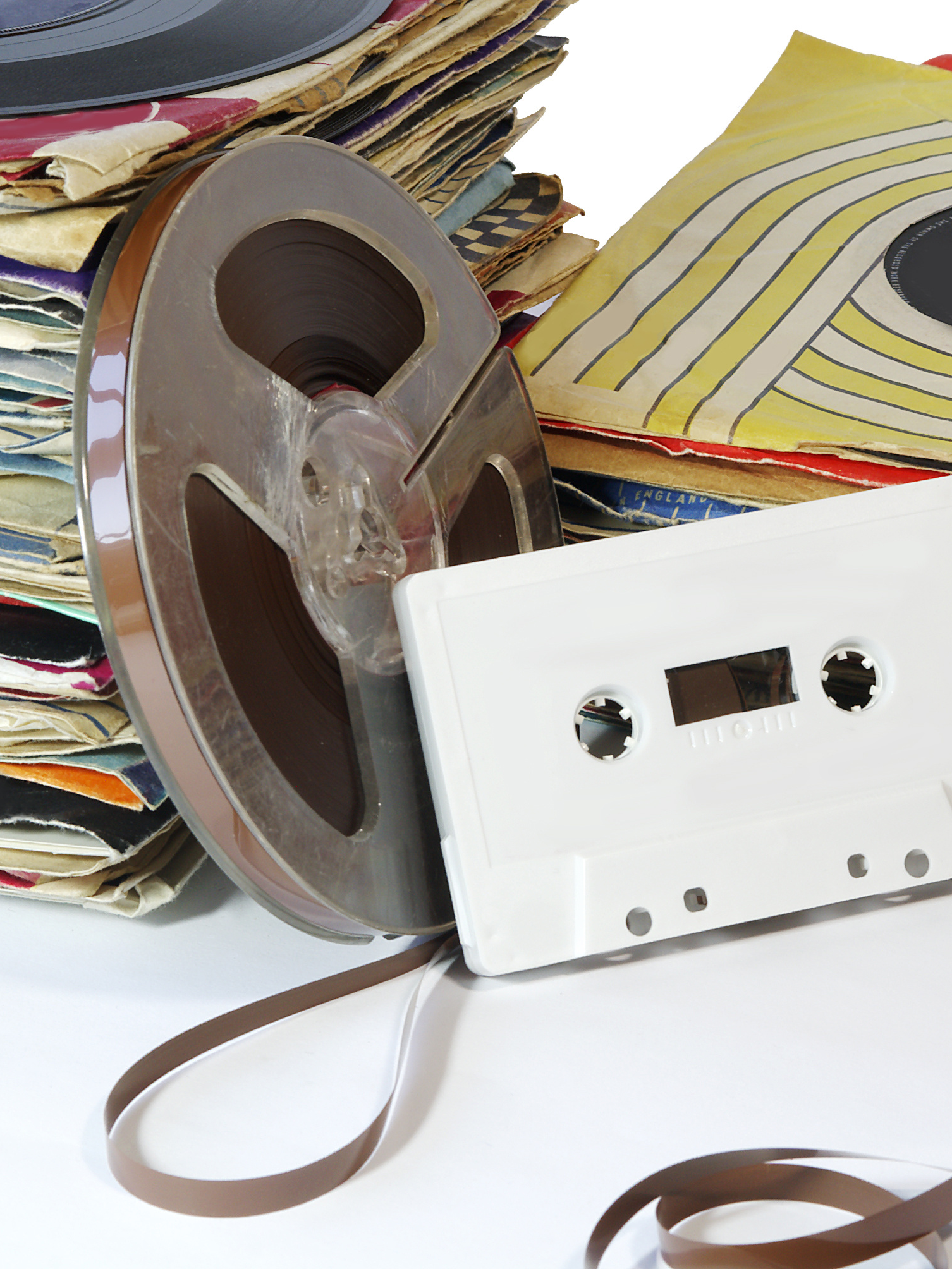 Audio reel tapes, audio cassettes and vinyl records are transferred to digital files and remastered to CD (Compact Disc) at Milwaukee Media Transfer.